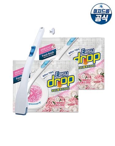 [공식] 이지드롭 변기크리너 핸들 1개+리필 2팩(24개입)