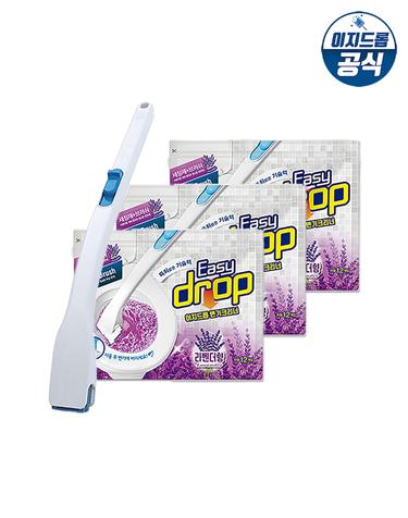 [공식] 이지드롭 변기크리너 핸들 1개+리필 3팩(36개입)