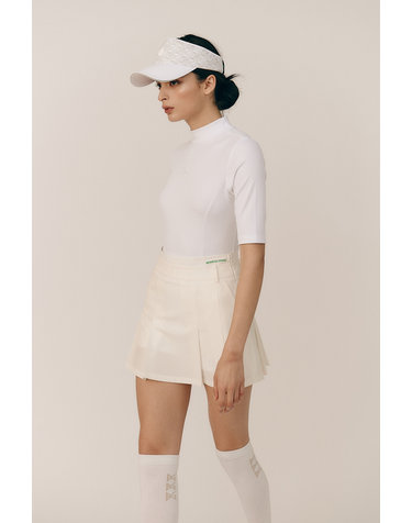 반소매 베이직 바디수트_WHITE
