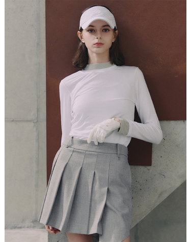 모달 레이어드 티셔츠_WHITE