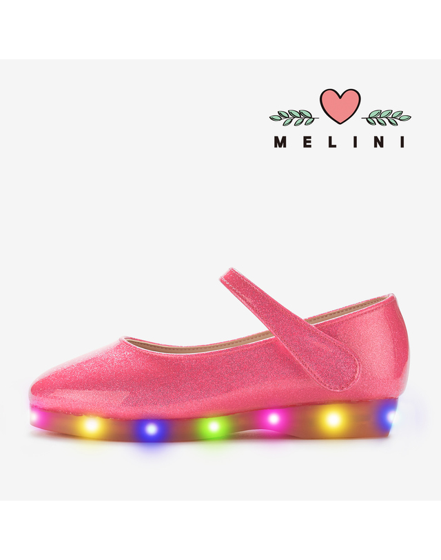 멜리니 [멜리니] 유아 LED 여아구두 레오니 착용컷