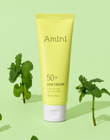 아미니 데일리 저자극 수분 콜라겐 선크림 50ml(SPF50+)