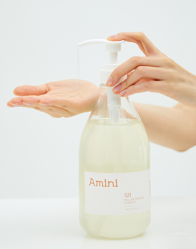 아미니 약산성 단백질 케어 샴푸 1000ml (4종 중 택1) 착용컷