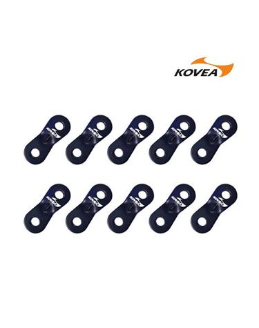 코베아 블랙 알루미늄 스토퍼 10P 땅콩 스토퍼