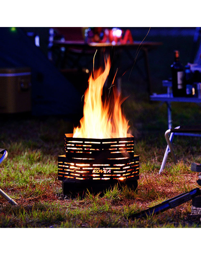 코베아 코베아 헥사 아이언 화로대 BBQ 불멍 화로대 착용컷