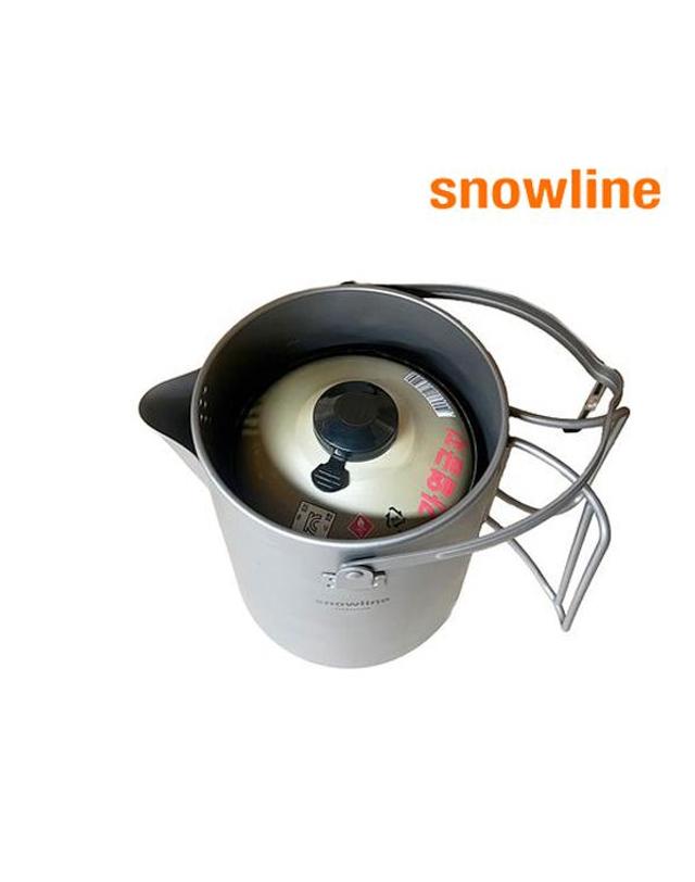 스노우라인 스노우라인 티타늄 주전자 1.5L 285g 캠핑 휴대용 착용컷