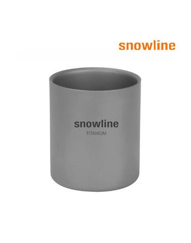 스노우라인 아웃도어 티타늄컵 300ml 캠핑 더블월 머그컵 등산컵 이중컵