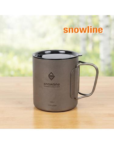 스노우라인 티타늄 더블월 머그컵 300ml 캠핑컵 등산컵