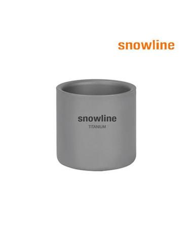 스노우라인 아웃도어 티타늄컵 120ml 캠핑 더블월 머그컵 등산컵 이중컵