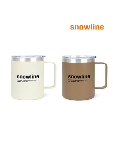 스노우라인 더 머그 355ml 캠핑컵 더블월 머그컵