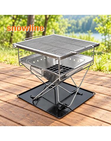 스노우라인 화로 그릴 세트 L 바베큐 화로대 BBQ그릴