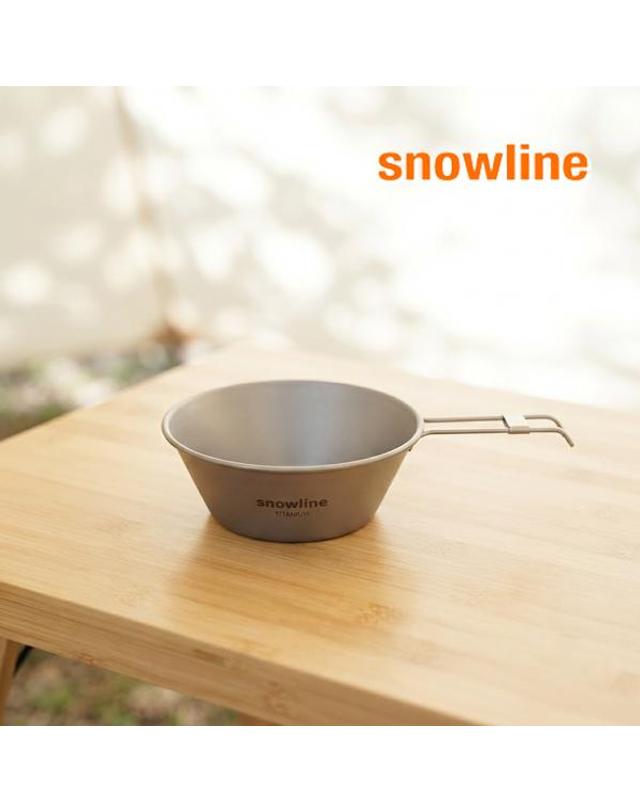 스노우라인 스노우라인 티타늄 시에라컵 300ml 캠핑컵 등산컵 착용컷