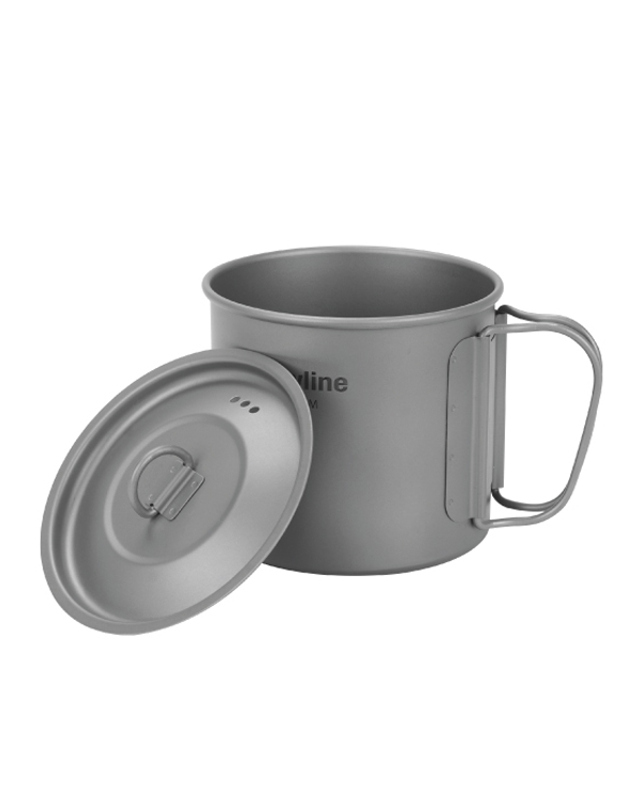 스노우라인 스노우라인 티타늄 머그컵 600ml 캠핑컵 등산컵 착용컷