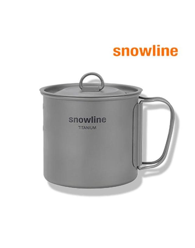 스노우라인 스노우라인 티타늄 머그컵 600ml 캠핑컵 등산컵 착용컷