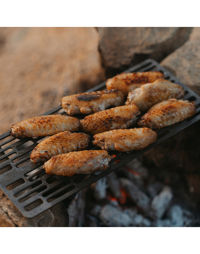 스노우라인 스노우라인 티타늄 미니 그릴 백패킹 BBQ 그릴 착용컷