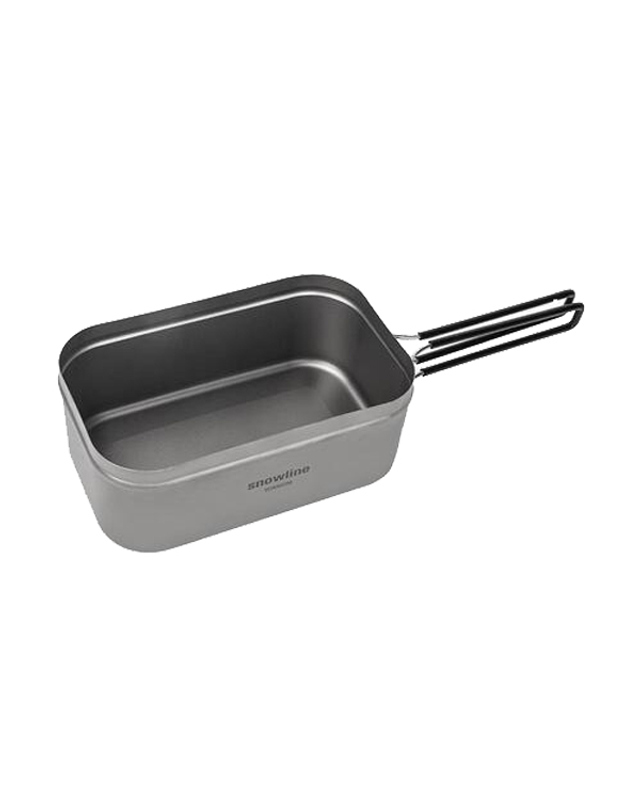 스노우라인 스노우라인 티타늄 사각반합 L 찜망 수납주머니 포함 착용컷