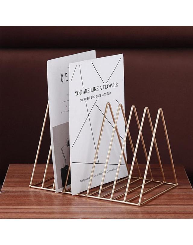 아파트32 홈 골드 로즈골드 철제책꽂이 L/ 스틸 수납랙 착용컷