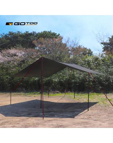 고투 러스티 타프 300D 슬라이드 폴대 블랙코팅 적용