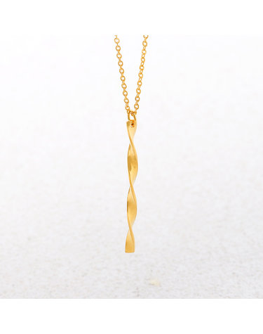 여자 순금 목걸이 7.5g [트위스트 스틱 Y자]