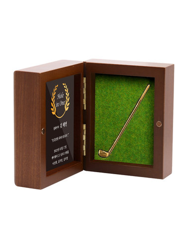순금 골프채 미니우드케이스 세로형 3.75g 24K 홀인원 싱글 선물