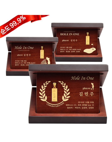 순금 골프 골드바 펜던트 상패 3.75g 24K [ 홀인원] 선물 홀인원 이글 싱글 기념 선물 싸이클링버디