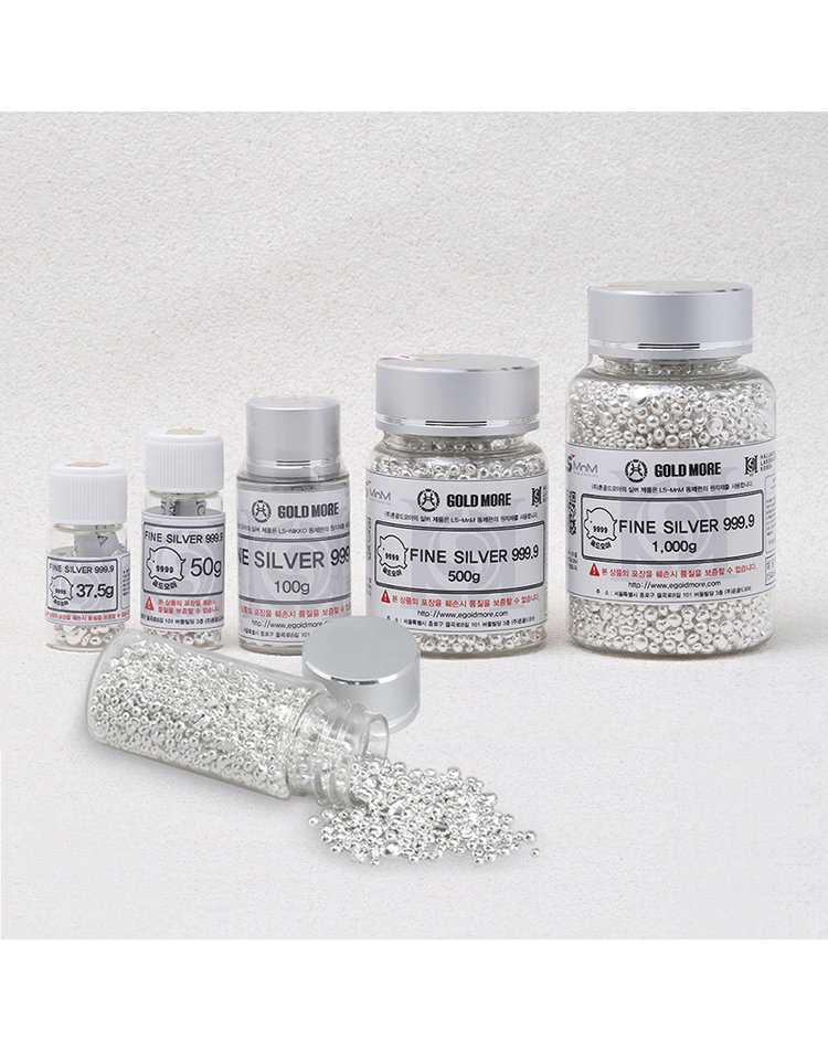[당일발송] 골드모아 실버 은 그래뉼 1Kg 1,000g 99.99 밀봉 투자용 실버바