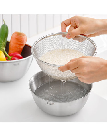 무디타 올스텐 믹싱볼 & 채반 2종 세트 19cm (소/1600ml)