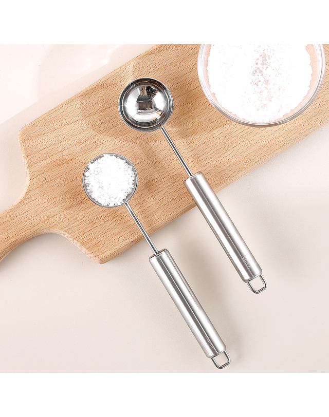 리본제이 무디타 304 스텐 계량스푼 15ml / 요리용 커피 계량 스푼 착용컷