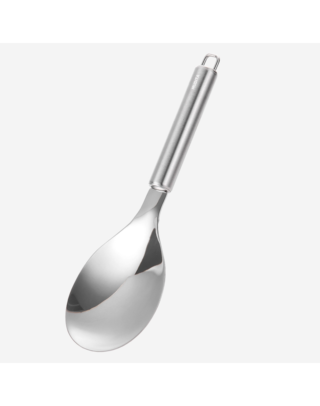 리본제이 무디타 304 스텐 서빙 스푼 / 요리용 볶음스푼 밥주걱 착용컷