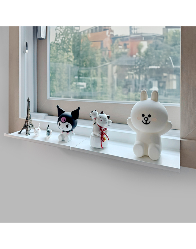 리본제이 다용도 철제 창틀 선반 / 창문 화분 정리대 베란다 세탁실 선반 착용컷