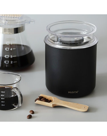 무디타 스텐 이중 잠금 진공 캐니스터 원두 보관용기 700ml / 소분 밀폐용기