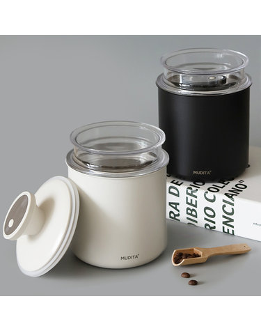 무디타 스텐 이중 잠금 진공 캐니스터 원두 보관용기 700ml 2P / 소분 진공밀폐용기