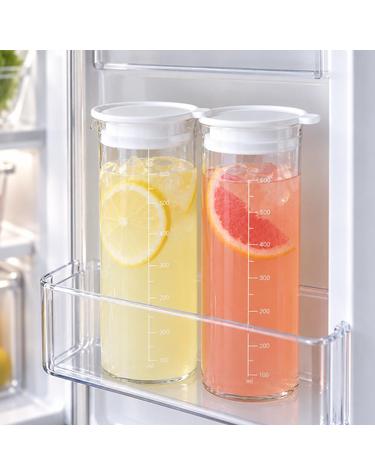 듀오 보틀 내열유리 물병 밀폐용기 700ml x 2P / 밀프렙 샐러드보틀 유리병 캐니스터