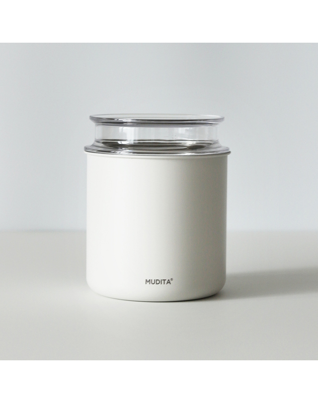 리본제이 무디타 스텐 이중 잠금 진공 캐니스터 원두 보관용기 700ml / 소분 밀폐용기 착용컷