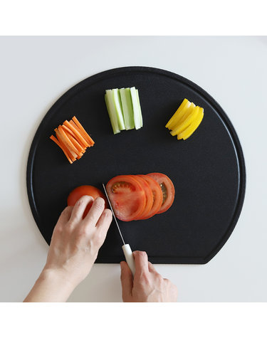칼자국 이염에 강한 TPU 반달 도마 34cm / 99.9% 항균 이유식 앙면도마