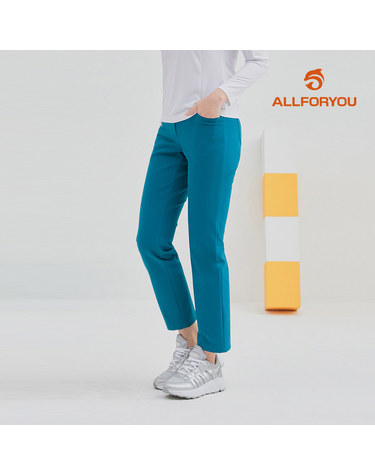 [올포유] [모델착장] 여성 이밴드 포인트 일자핏 팬츠 AWPTL1361-904