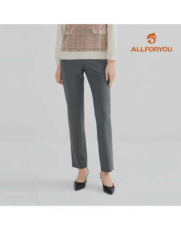 [올포유] [모델착장] 여성 지그재그 포인트 일자핏 팬츠 ALPTL7331-190