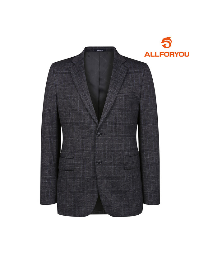 올포유 [올포유] [모델착장] 남성 셋업 체크 자켓 AGKKL7421-195 착용컷