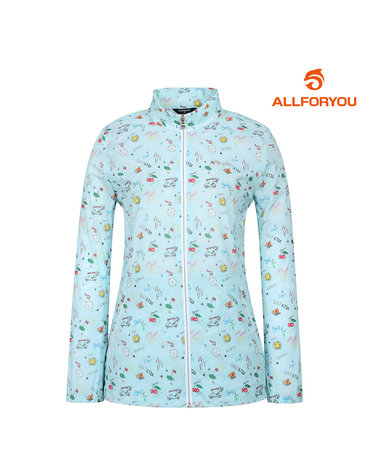[올포유] 여성 파크골프 패턴 점퍼 AWJUM3461-830