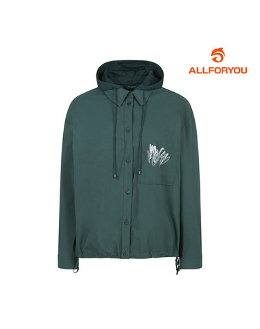 [올포유] 여성 프린트 후드 셔츠형 블라우스 ALBLM7251-904