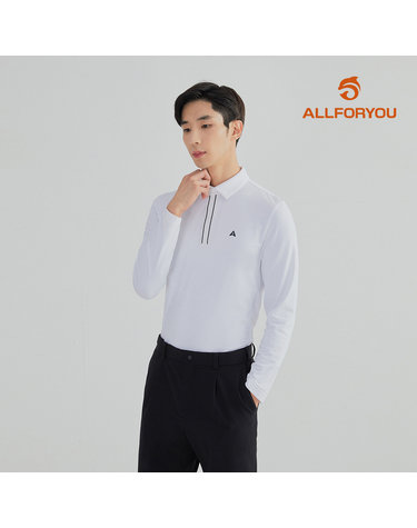 [올포유] [모델착장] 남성 약기모 시보리 포인트 카라 티셔츠 AMTYL8357-100_G