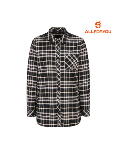 [올포유] 여성 체크 포켓 자수 셔츠형 블라우스 ALBLL8131-199_G