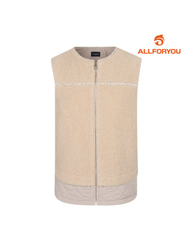 [올포유] 여성 테이프장식 부클 패딩 베스트 ALVEL9231-509_G