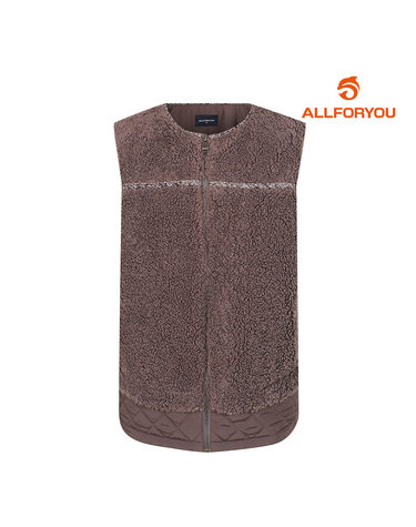 [올포유] 여성 테이프장식 부클 패딩 베스트 ALVEL9231-505_G