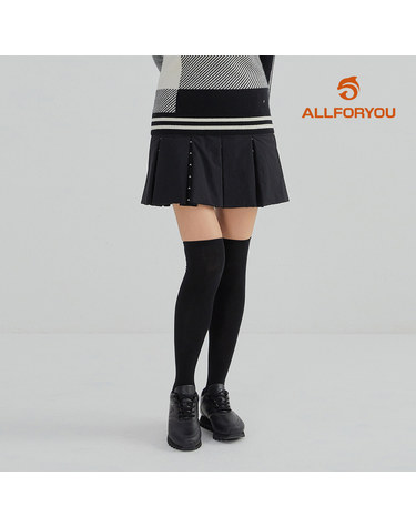 [올포유] [모델착장] 여성 패딩 맞주름 A로고 큐롯 AWPCLA197-199_G