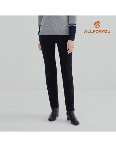 [올포유] [모델착장] 여성 기모 뒷밴딩 프리미엄 트리코트 세미스키니 팬츠 AWPTLA149-915_G