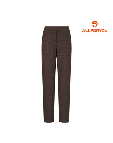 [올포유] 여성 뒷밴딩 체크 일자핏 팬츠 ALPTL8421-505_G