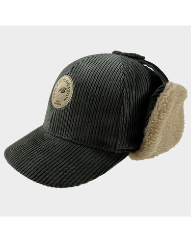 국내매장판 뉴발란스 키즈모자 코듀로이 귀달이캡 NK8BCF305U-KHAKI P2512 방한모자