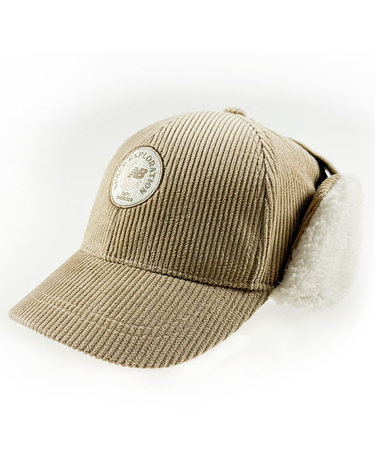 국내매장판 뉴발란스 키즈모자 코듀로이 귀달이캡 NK8BCF305U-BEIGE P2512 방한모자