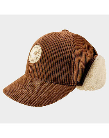 국내매장판 뉴발란스 키즈모자 코듀로이 귀달이캡 NK8BCF305U-BROWN P2512 방한모자